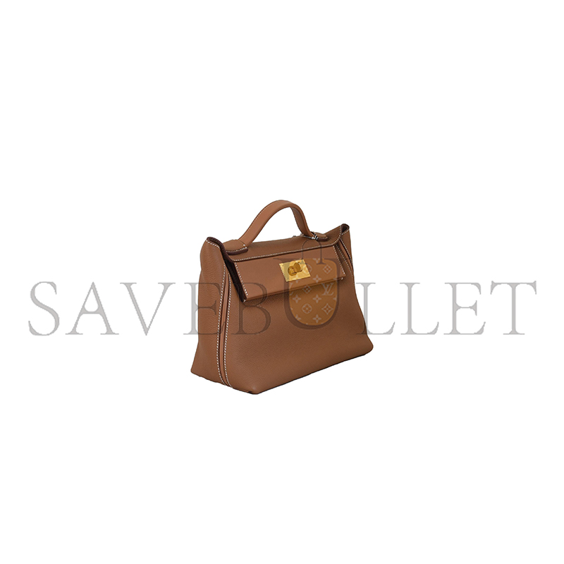 HERMÈS 2424 29 GOLD HARDWARE GOLD (21*16*11cm) 